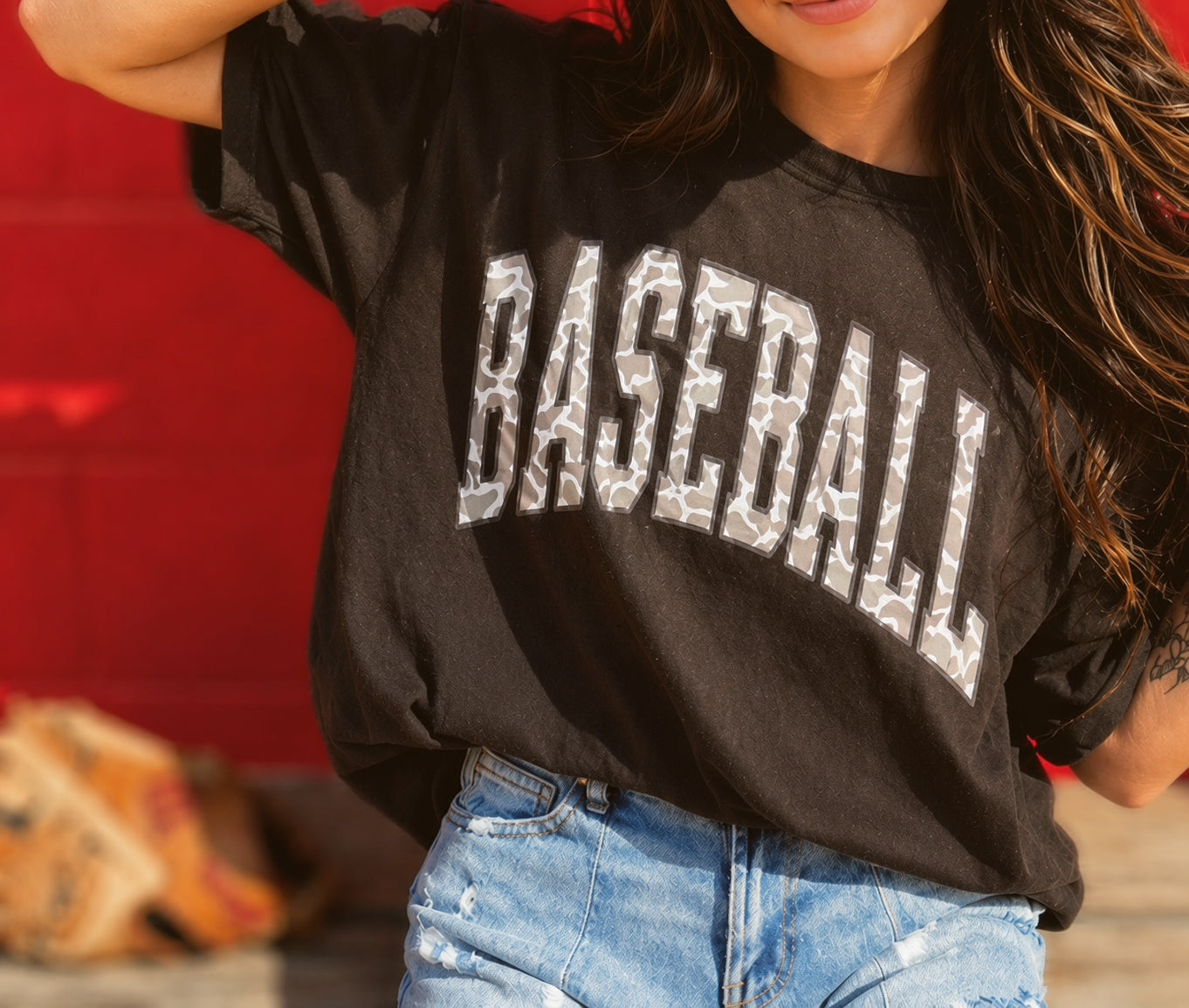 Duck Camo Baseball Tee